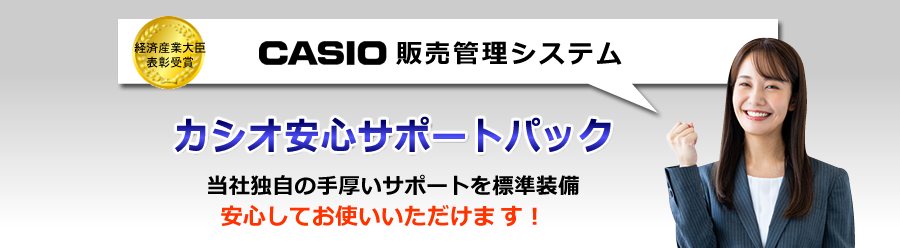 カシオ販売管理システム、サポート内容